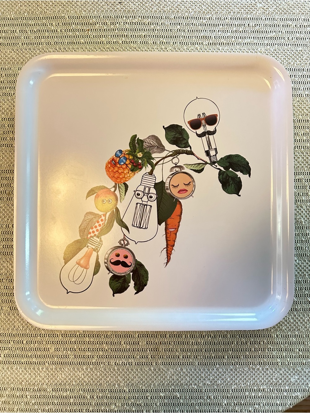 IKEA STUNSIG Branch Tray 2017 Limited Edition Team Hawaii 13x13 Surreal